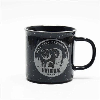 462cc nagykereskedelmi permetezőpont Szürke Edge Stone Coffee Coffe bögre